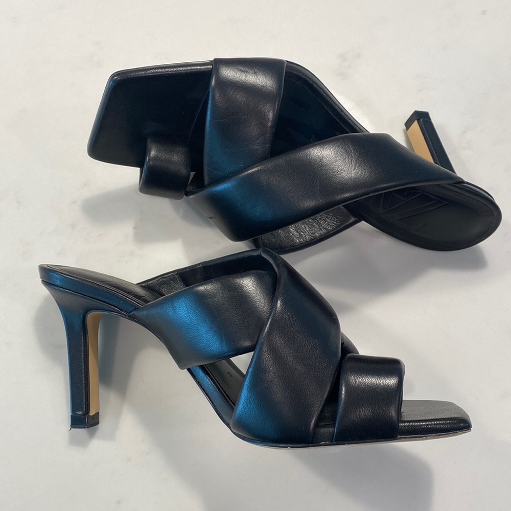 Zara black heels 38